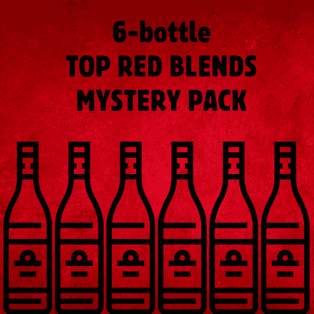 Six Bottle Top Red Blends of 2024 Mystery Pack 💥 92-94+pts