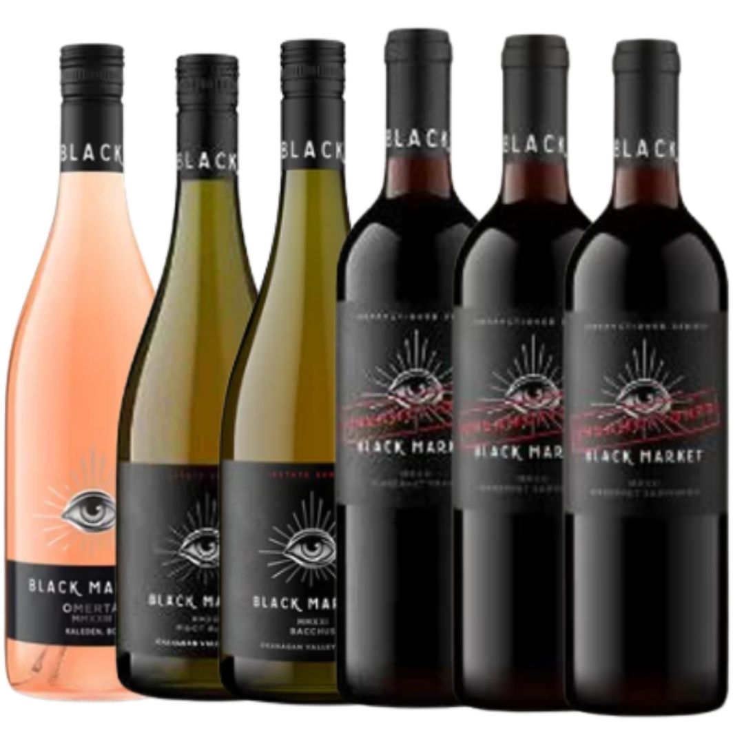 Pack DĂ©couverte du MarchĂ© Noir 6 Bouteilles đ„ 91 Ă 93pts