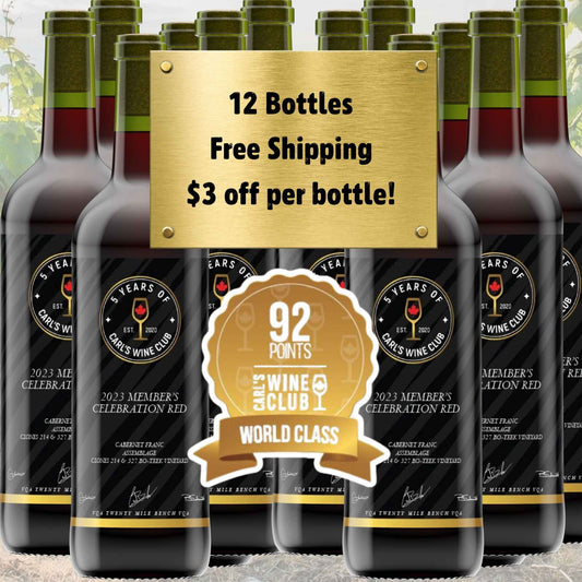 12 Bottles of 2023 Member’s Celebration Red
