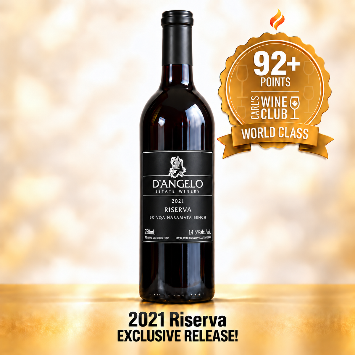 2021 D'Angelo Riserva 🔥 92+pts 🔥 Exclusive Release!