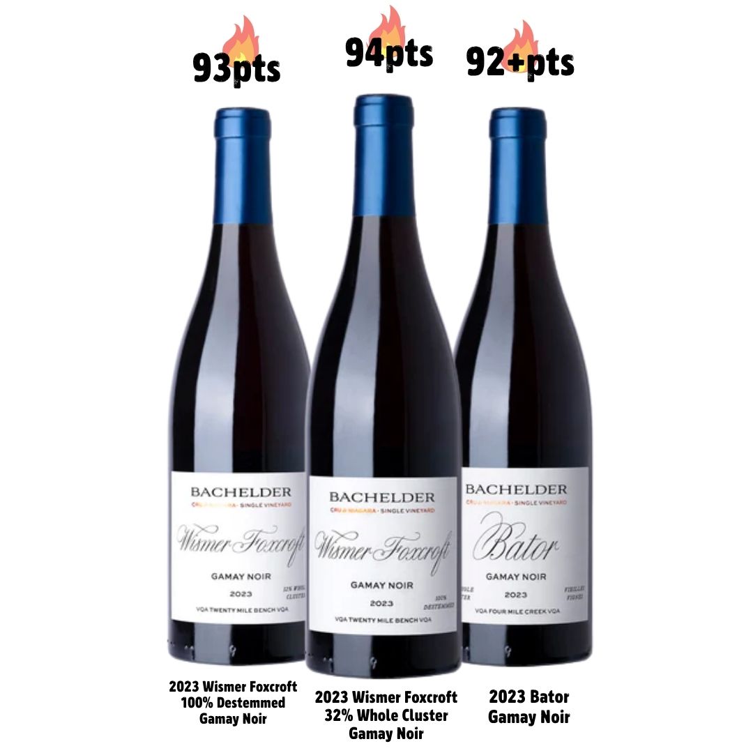 2023 Bachelder Icons: Three Bottle Gamay Pack