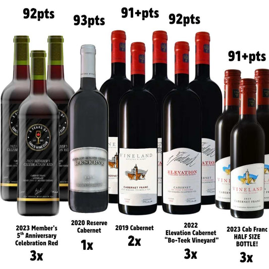 The Franc Fanatic Case | 12 Bottles of Vineland Cab Franc 🔥91+ to 93pts