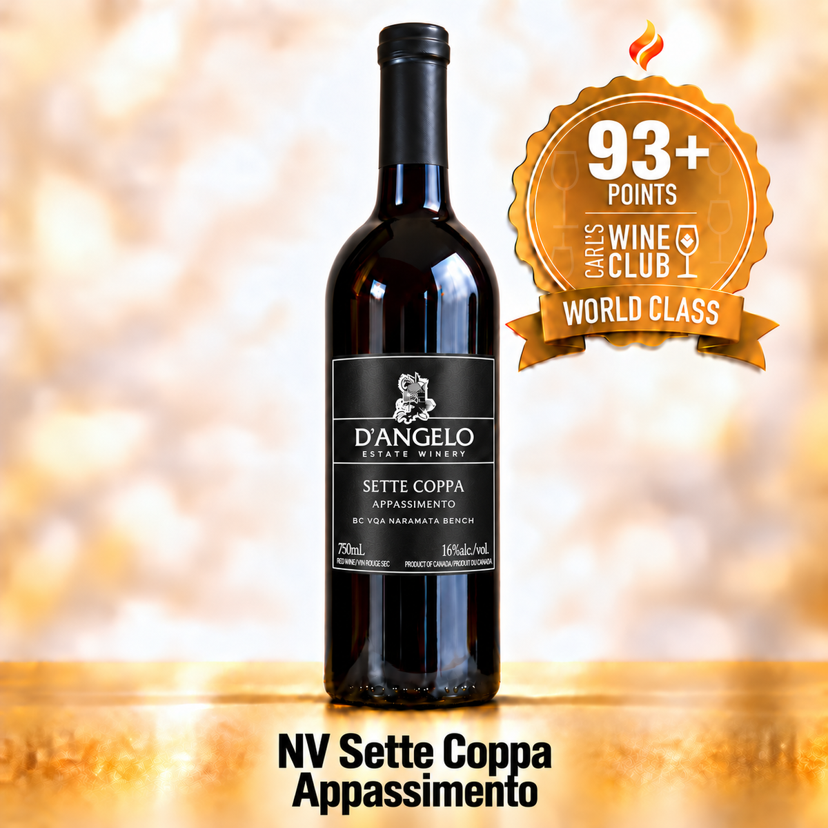 NV D'Angelo Sette Coppa Appassimento 🔥 93+pts