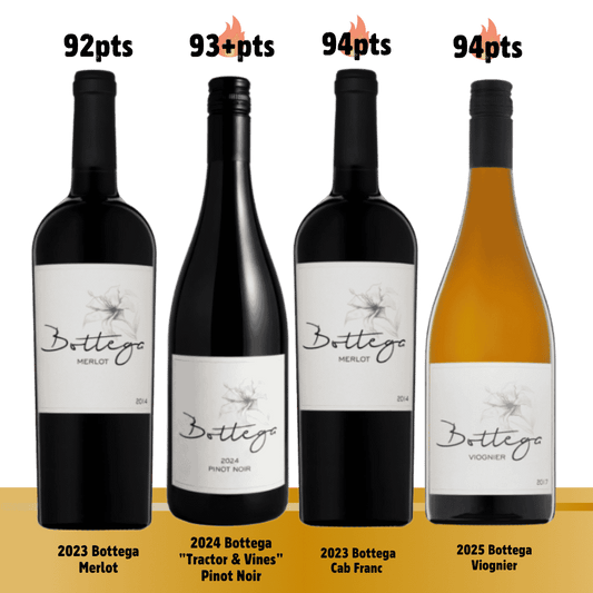 Four Bottle Bottega Rare Wines Pack 🔥92 to 94pts