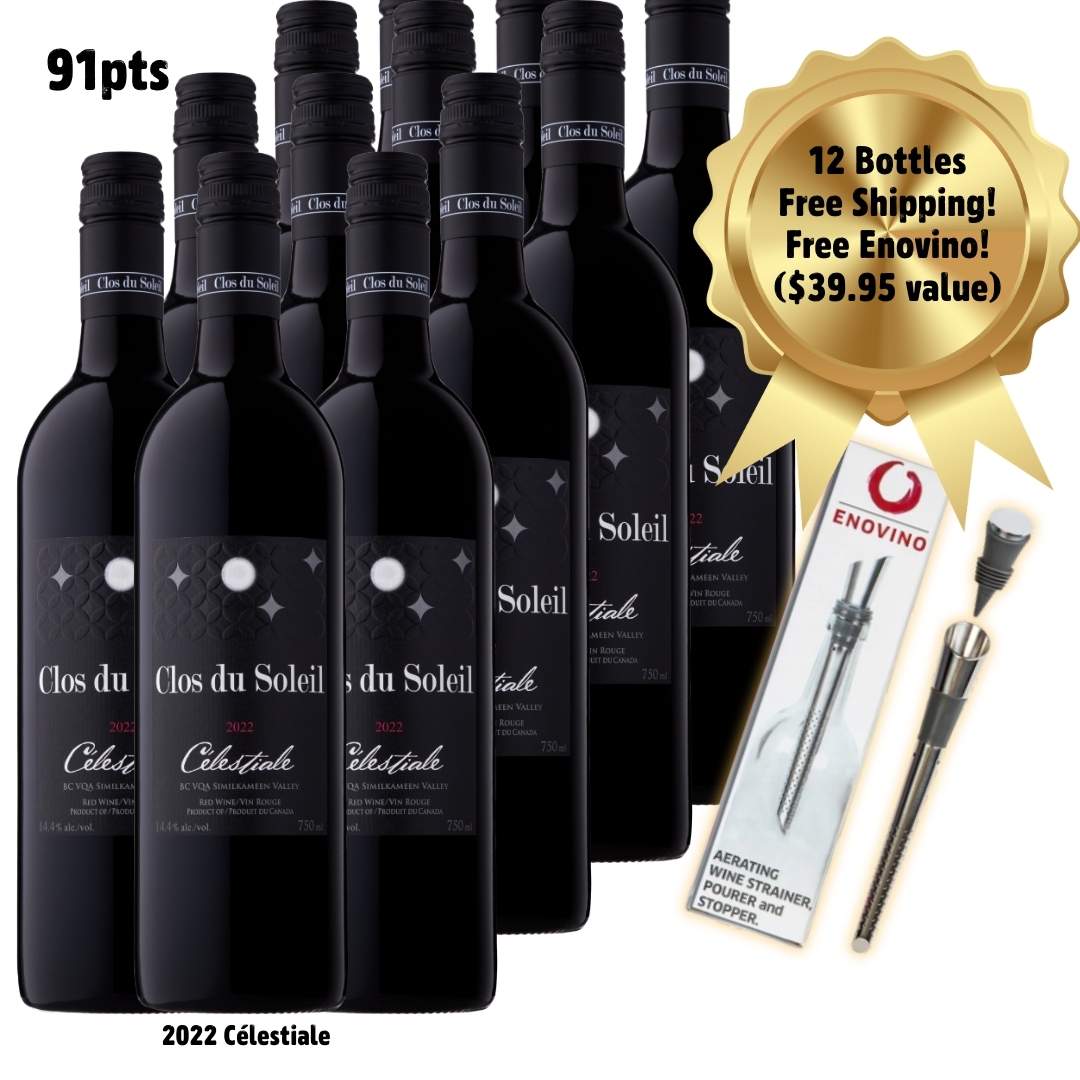 12 Bottles of 2022 Celestiale: the perfect crowd pleaser for 🇨🇦 winter!