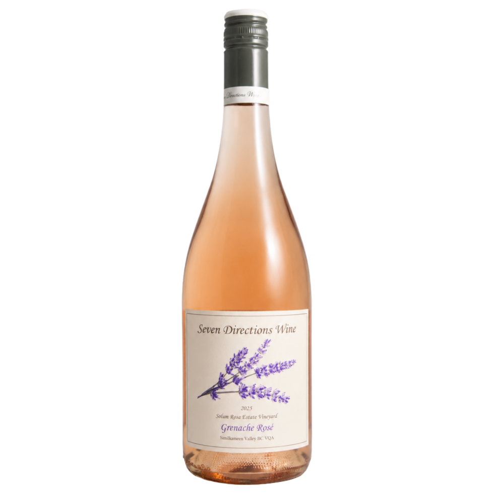 Mention honorable : Pinot Noir Rosé Seven Directions « Tractor &amp; Vines » 2023 🔥 93 points