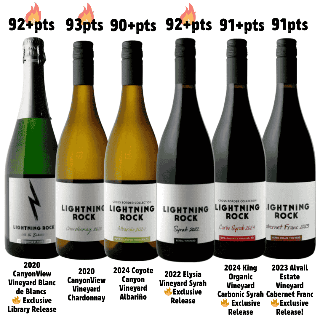 Six Bottle Lightning Rock Discovery Pack🔥90+ to 93pts