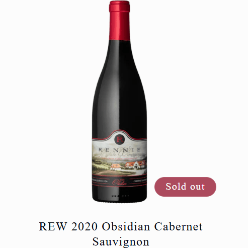 Mention honorable : Noble Ridge « The One » Grand Reserve 2017 🔥 93+pts