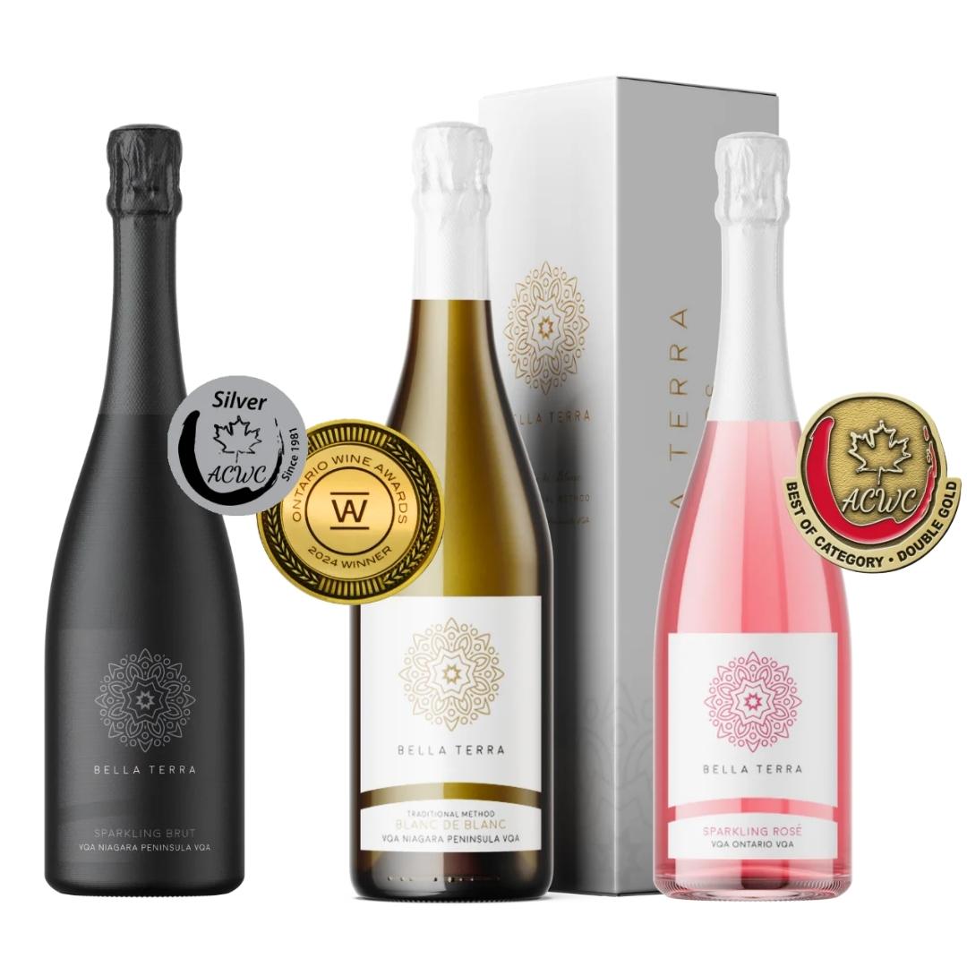 The Bella Terra Sparkling Trio - Carl's Wine Club