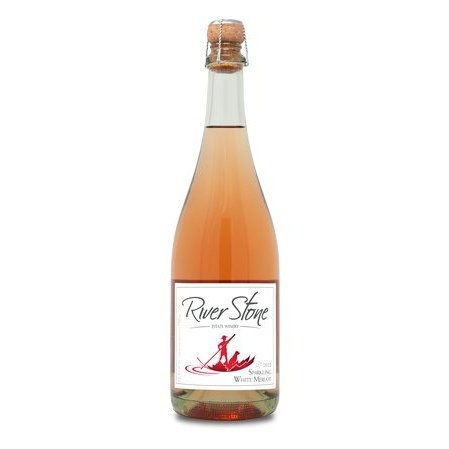 2022 River Stone Sparkling White Merlot - Carl's Wine Club